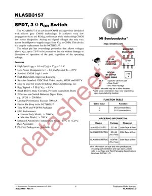 NLASB3157DFT2G datasheet  